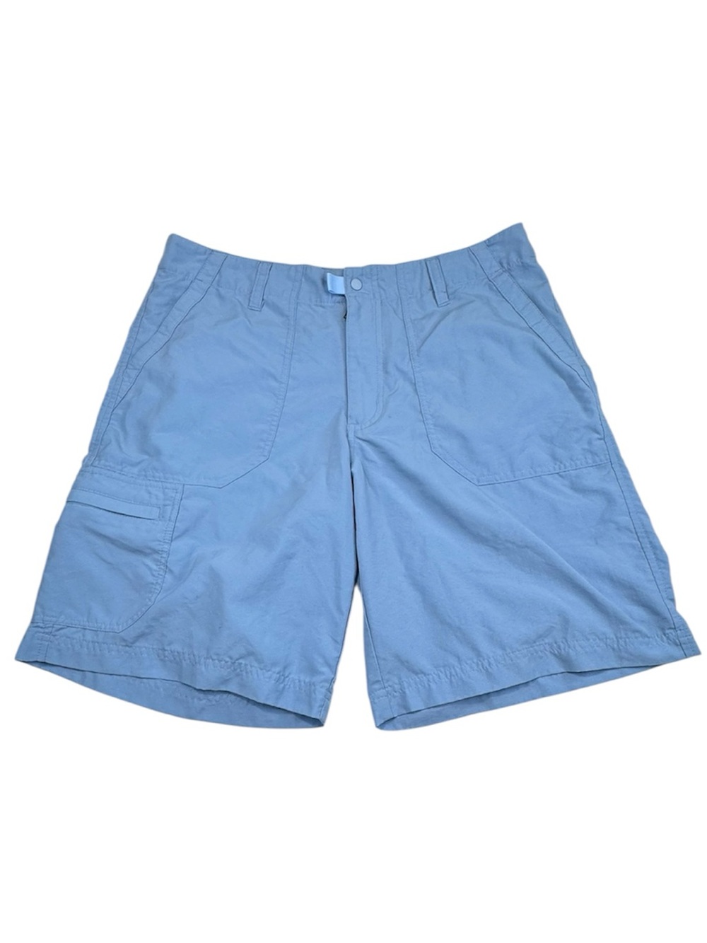 Patagonia Shorts Women Size 10 Blue Packets Hiking Wear Outdoor Gorpcore Stretch